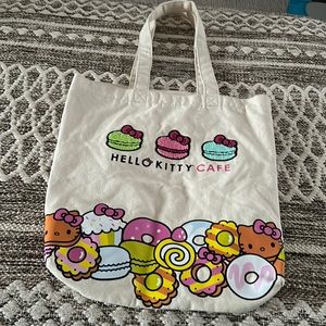 Hello Kitty Cafe 2019 canvas bag with poker inside